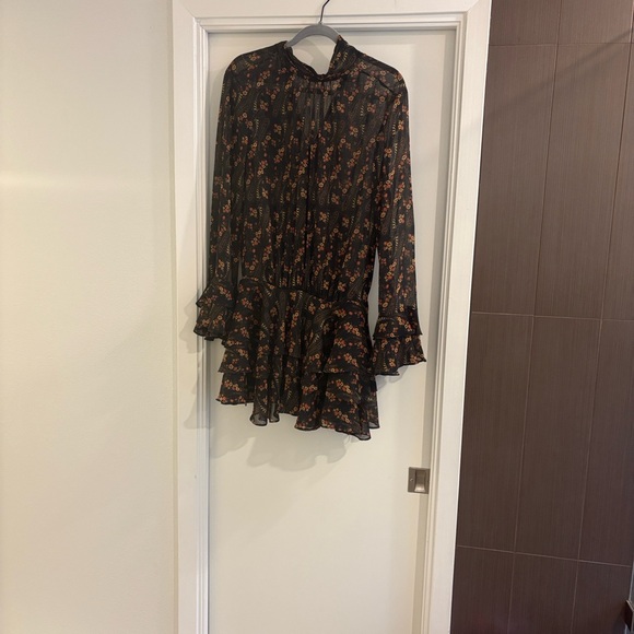 Floral Ruffle Dress-Zara - Picture 3 of 3